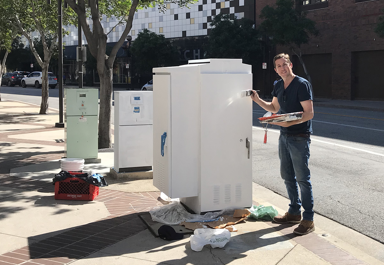 Public mural work by John Hanrahan